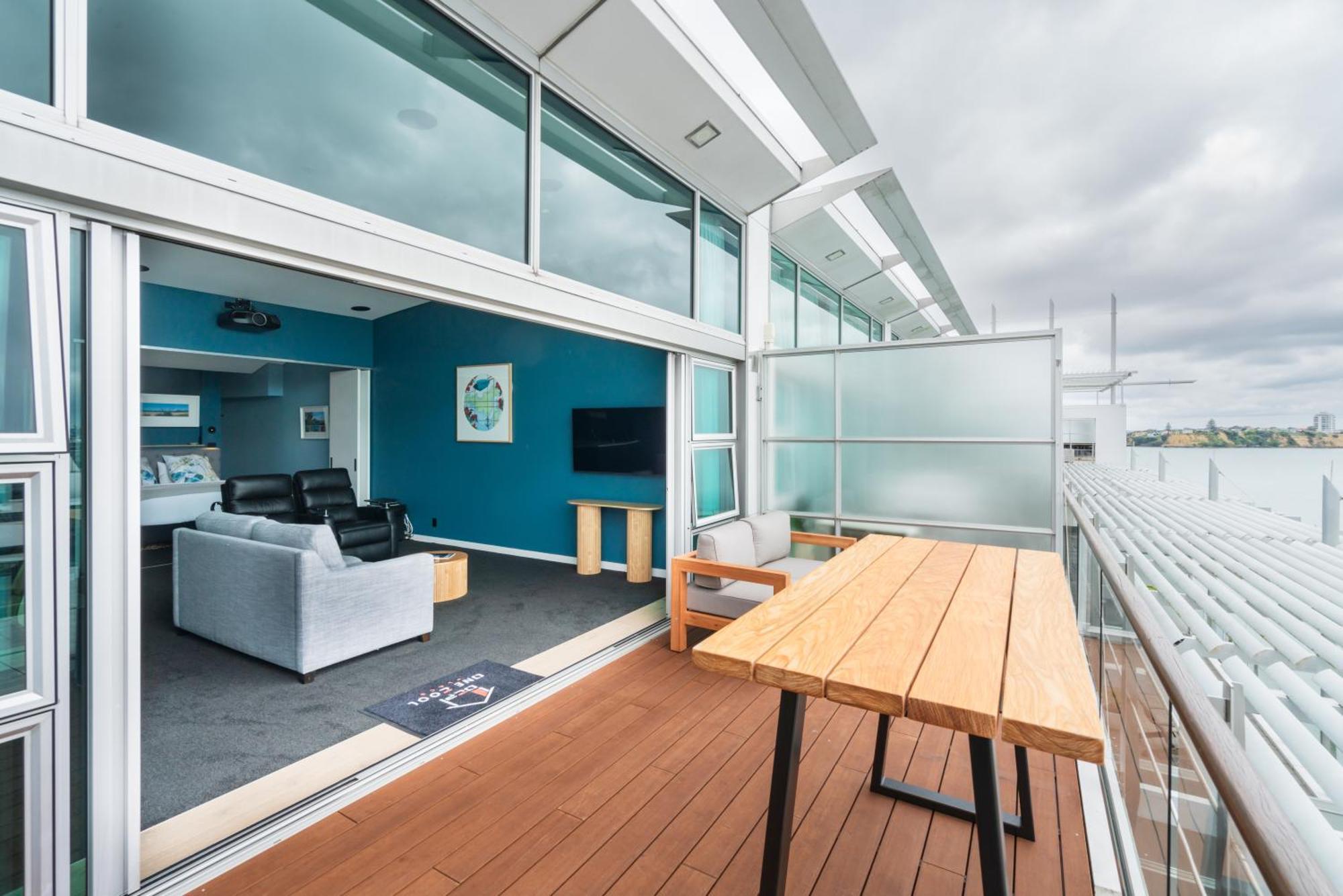 Penthouse Apartment With Stunning Harbour Views Auckland Luaran gambar