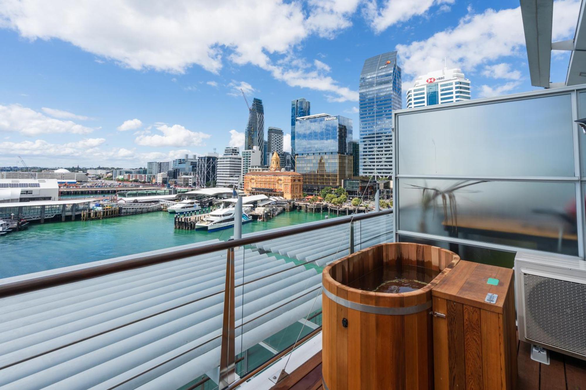 Penthouse Apartment With Stunning Harbour Views Auckland Luaran gambar